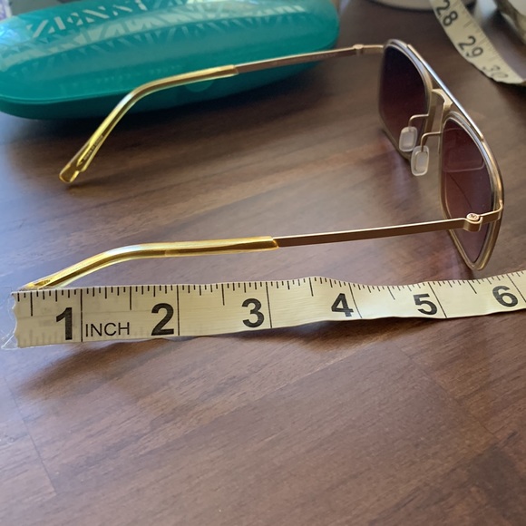 zenni Accessories Zenni Bifocal Sunglasses 20 Readers Gold Tinted